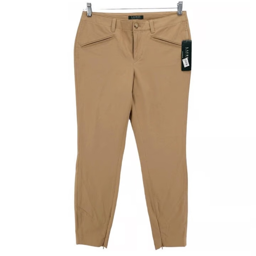 Ralph Lauren Tan Green Label Dress Pants‎ Business Casual Size 4
